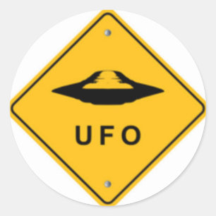 STICKER ROND UFO