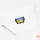 STICKER ROND UKRAINE (Enveloppe)