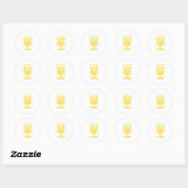 STICKER ROND UKRAINE (Feuille)