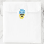 Sticker Rond ukrainien (Sac)