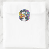 Sticker Rond Ukulele Serenade (Sac)