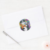 Sticker Rond Ukulele Serenade (Enveloppe)