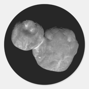 Sticker Rond Ultima Thule Arrokoth Kuiper Belt, objet