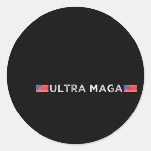 Sticker Rond Ultra Maga Fière Ultra Maga 79