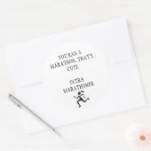 Sticker Rond Ultra Marathon (Enveloppe)