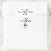 Sticker Rond Ultra Marathon (Sac)