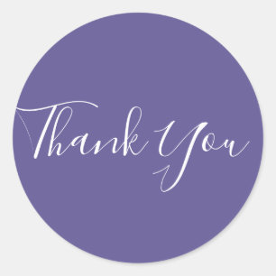 Sticker Rond Ultra Violet Violet 2018 Couleur Chic Glam Favor