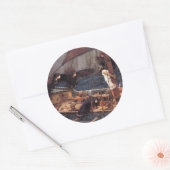 Sticker Rond Ulysse et les sirènes (Enveloppe)