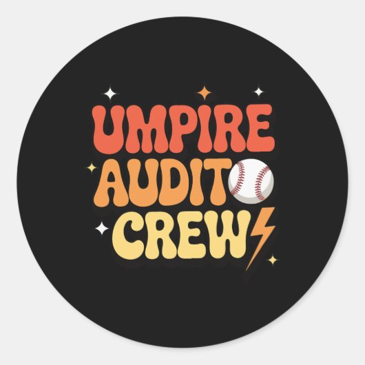 Sticker Rond Umpire Audit Crew _1  (Devant)
