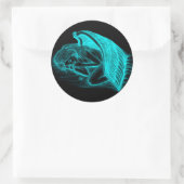Sticker Rond Un ange endormi (Sac)