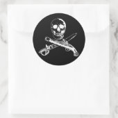 Sticker Rond Un bâton de Pirates Life_3 (Sac)