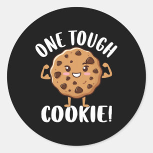 Sticker Rond Un biscuit dur