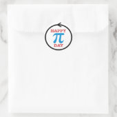 Sticker Rond Un cercle parfait pour Pi Day (Sac)