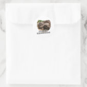Sticker Rond Un charme absolument irrésistible (Sac)
