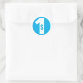 Sticker Rond Un dollar (Sac)