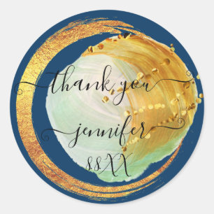 Sticker Rond Un doux symbole de gratitude marque une étape impo