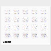 Sticker Rond Un enfant autiste (Feuille)
