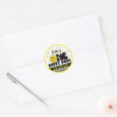 Sticker Rond Un gars heureux (Enveloppe)