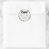 Sticker Rond Un Gâteau Dans Une Idée De Noël De Jar (Sac)