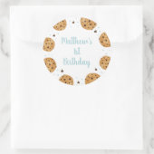 Sticker Rond Un gâteau doux premier anniversaire (Sac)