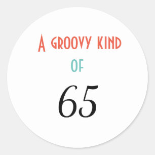 Sticker Rond Un genre super de 65