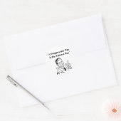 Sticker Rond Un impôt progressif est l'impôt le plus juste (Enveloppe)
