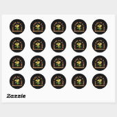 Sticker Rond Un Jour À La Fois (Feuille)