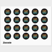 Sticker Rond Un Jour Sans Danse, C'Est Comme Si J'Avais (Feuille)