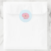Sticker Rond Un mariage Dreamy Beach (Sac)