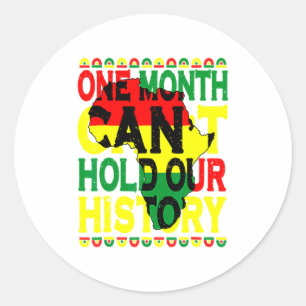 Sticker Rond Un Mois Ne Peut Contenir Notre Histoire Mois De L'