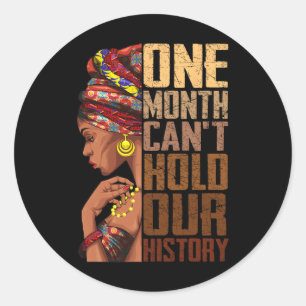 Sticker Rond Un mois ne peut pas contenir notre histoire Mélani
