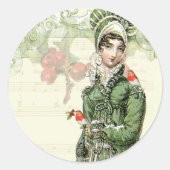 Sticker Rond Un Noel Joyeux (Devant)