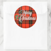 Sticker Rond Un Noël Joyeux (Sac)