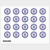 Sticker Rond Un nouveau design Chelsea (Feuille)