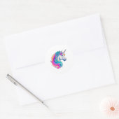 Sticker Rond Un Orn-amental unique (Enveloppe)