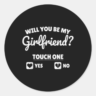 Sticker Rond Un Petit Ami Lui Demandera Tu Seras Mon Ami Valent