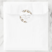 Sticker Rond Un petit cowboy est sur le chemin (Sac)