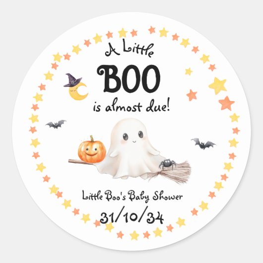 Sticker Rond "Un petit livre est presque dû !" (Devant)