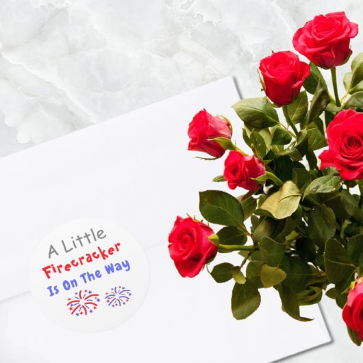 Sticker Rond Un Petit Pétard Est En Route