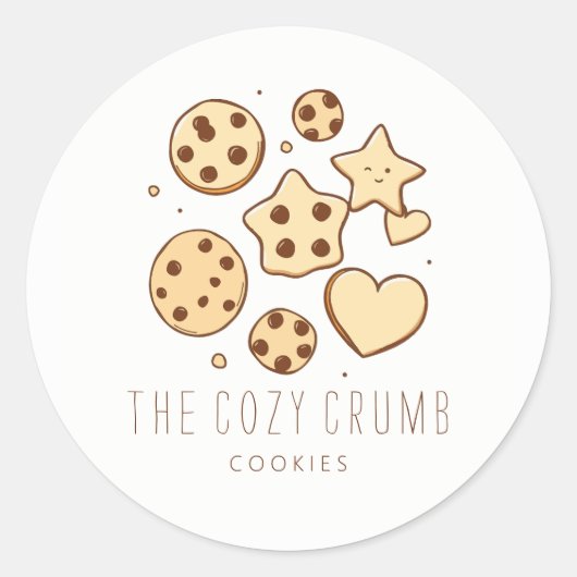 Sticker Rond Un petit régal de notre cuisine (Devant)