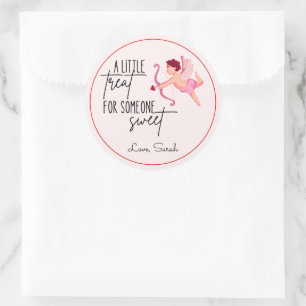 Sticker Rond Un petit traité pour quelqu'un de doux pour la Sai
