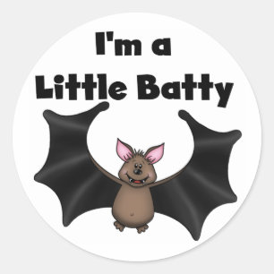 Sticker Rond Un Peu Batty
