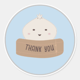 Sticker Rond Un Peu De Débordement Sur Le Chemin Du Merci