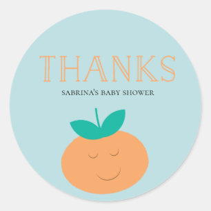 Sticker Rond Un peu de mignon est en route grâce aux autocolla