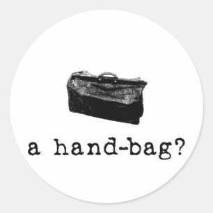 Sticker Rond Un sac à main ?