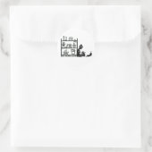 Sticker Rond Un seul chapitre (Sac)