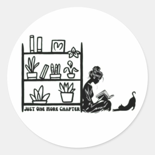 Sticker Rond Un seul chapitre (Devant)