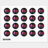 Sticker Rond Un tel aimant de poussette (Feuille)