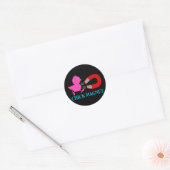 Sticker Rond Un tel aimant de poussette (Enveloppe)