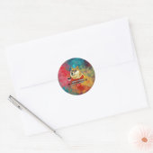 Sticker Rond Un tel diplôme de chien (Enveloppe)